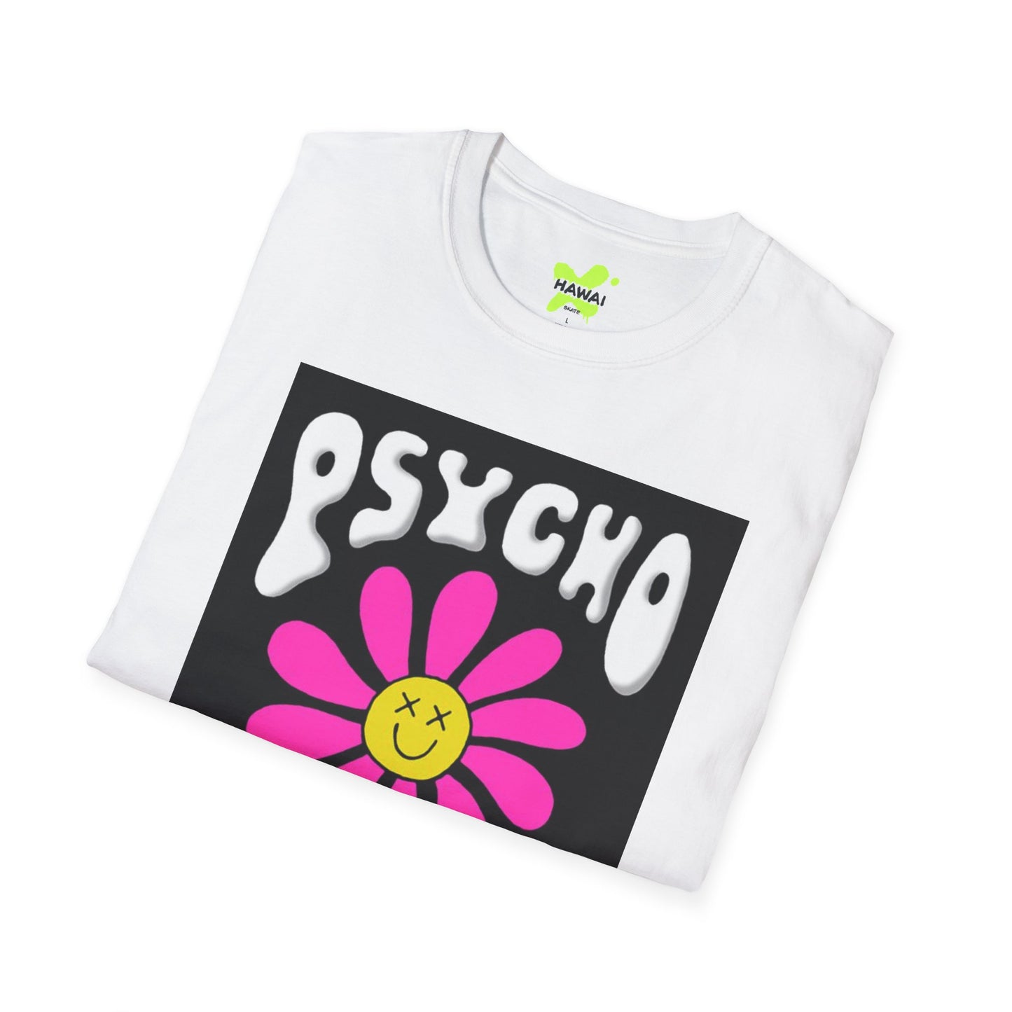 Psychedelic Flower Unisex Softstyle T-Shirt