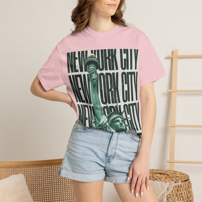 New York City Statue of Liberty Graphic T-Shirt — Retro Urban Travel Tee