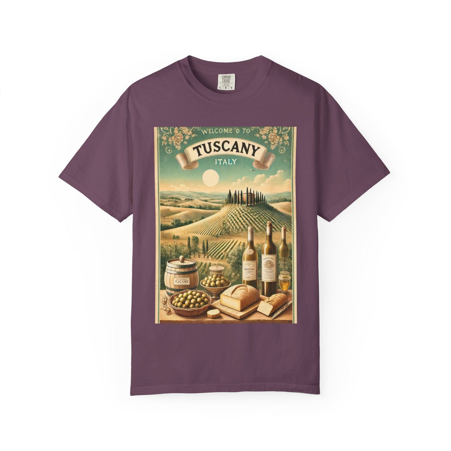 Vintage Tuscany Scene Unisex T-Shirt