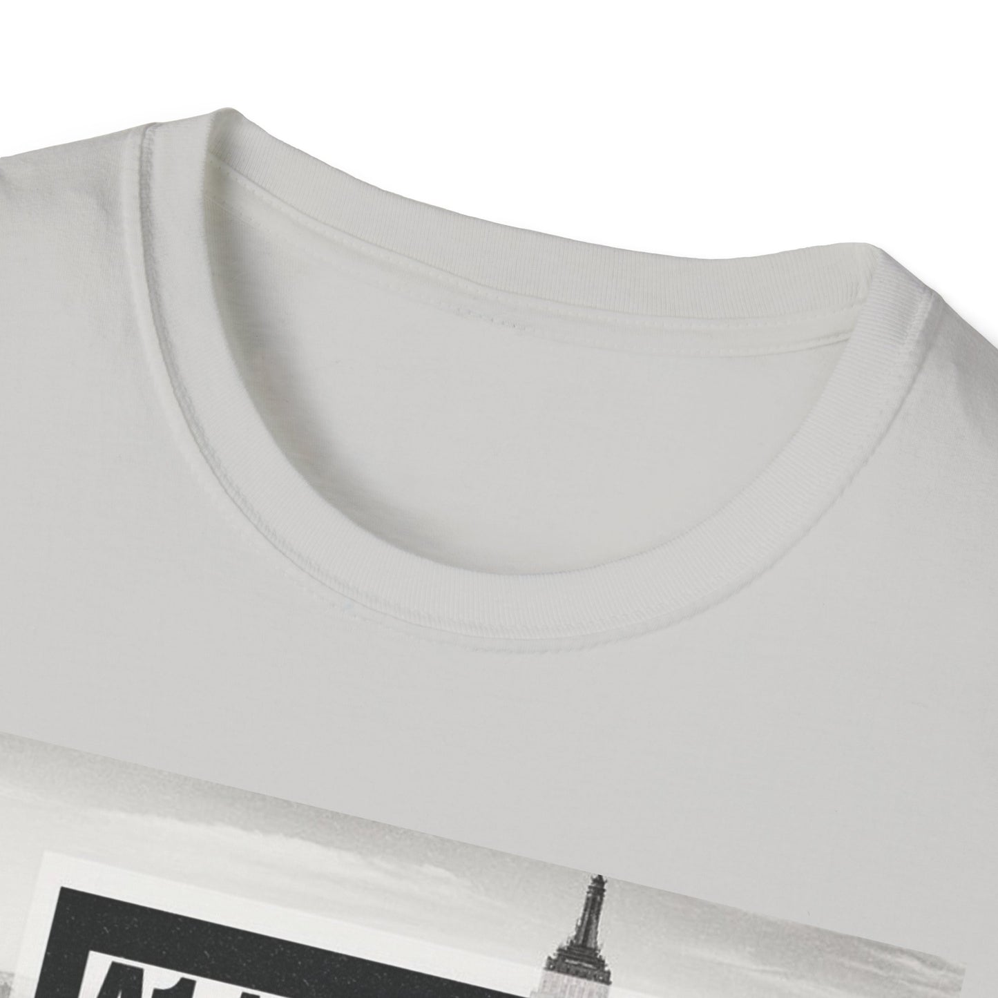 NYC Graphic Unisex Softstyle T-Shirt | Casual Wear, Street Style, Unique Gift, Travel Souvenir, City Life