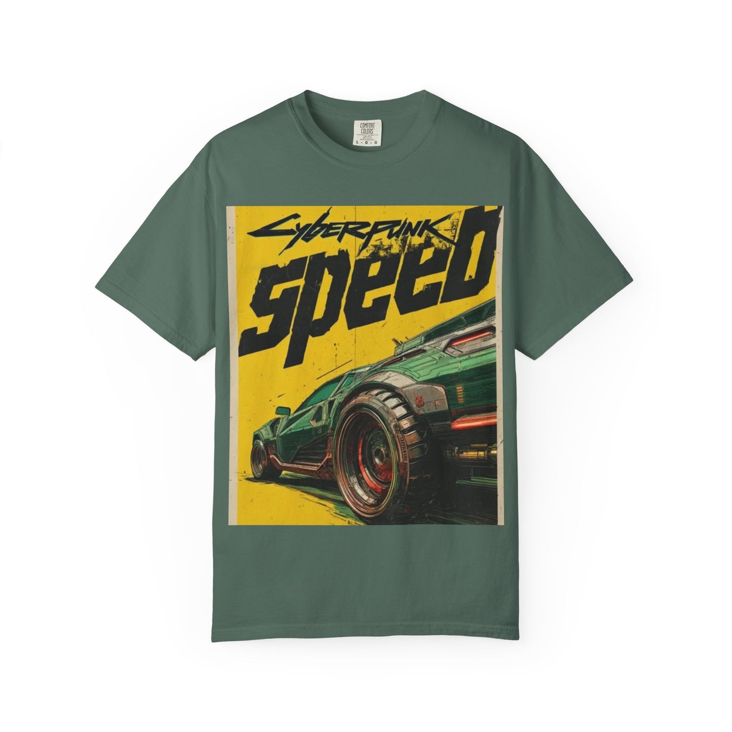 Cyberpunk Speed T-Shirt — Retro Racing Car Graphic Tee