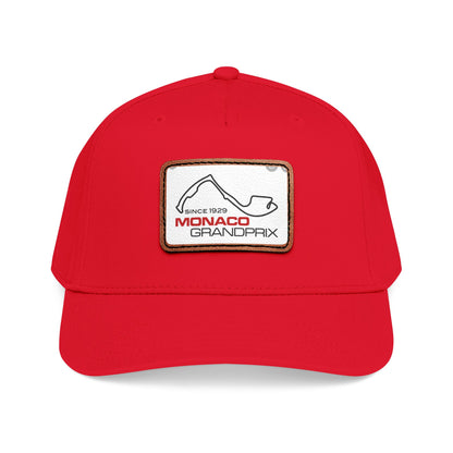 Monaco Grand Prix Leather Patch Baseball Cap