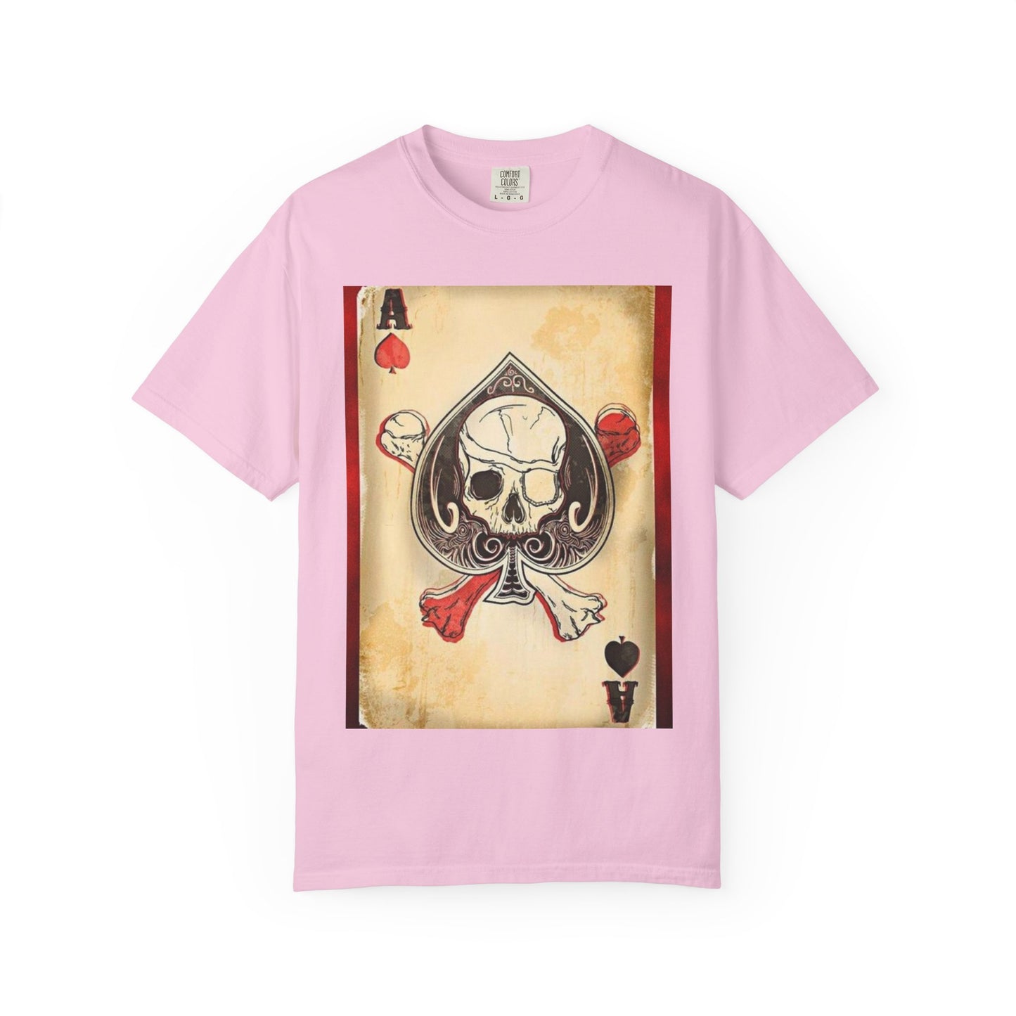 Vintage Skull & Ace of Spades Unisex T-Shirt - Perfect for Gamers and Rock Fans
