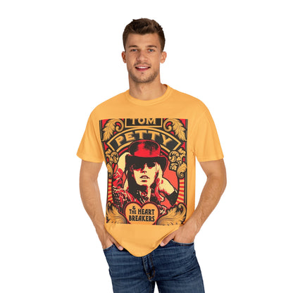 Vintage Rock Tee - Tom Petty Inspired Unisex Garment-Dyed T-shirt, Music Lover Gift, Casual Style, Band Merch, Retro Apparel