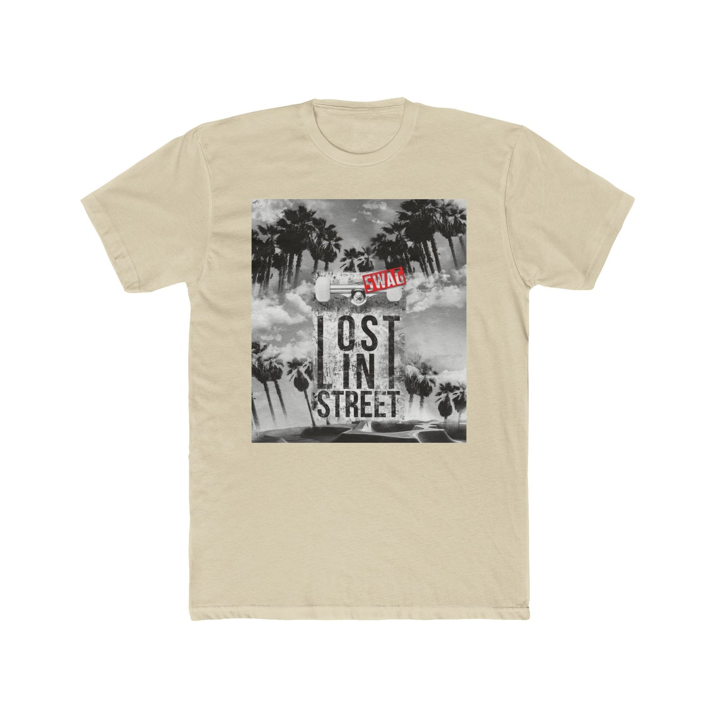 Lost in the Street Graphic Tee, Casual Everyday Shirt, Holiday Gift, Travel Enthusiast Apparel, Streetwear Fashion