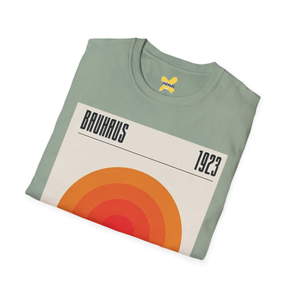 Retro Bauhaus 1923 Unisex Softstyle T-Shirt - Vintage Graphic Tee