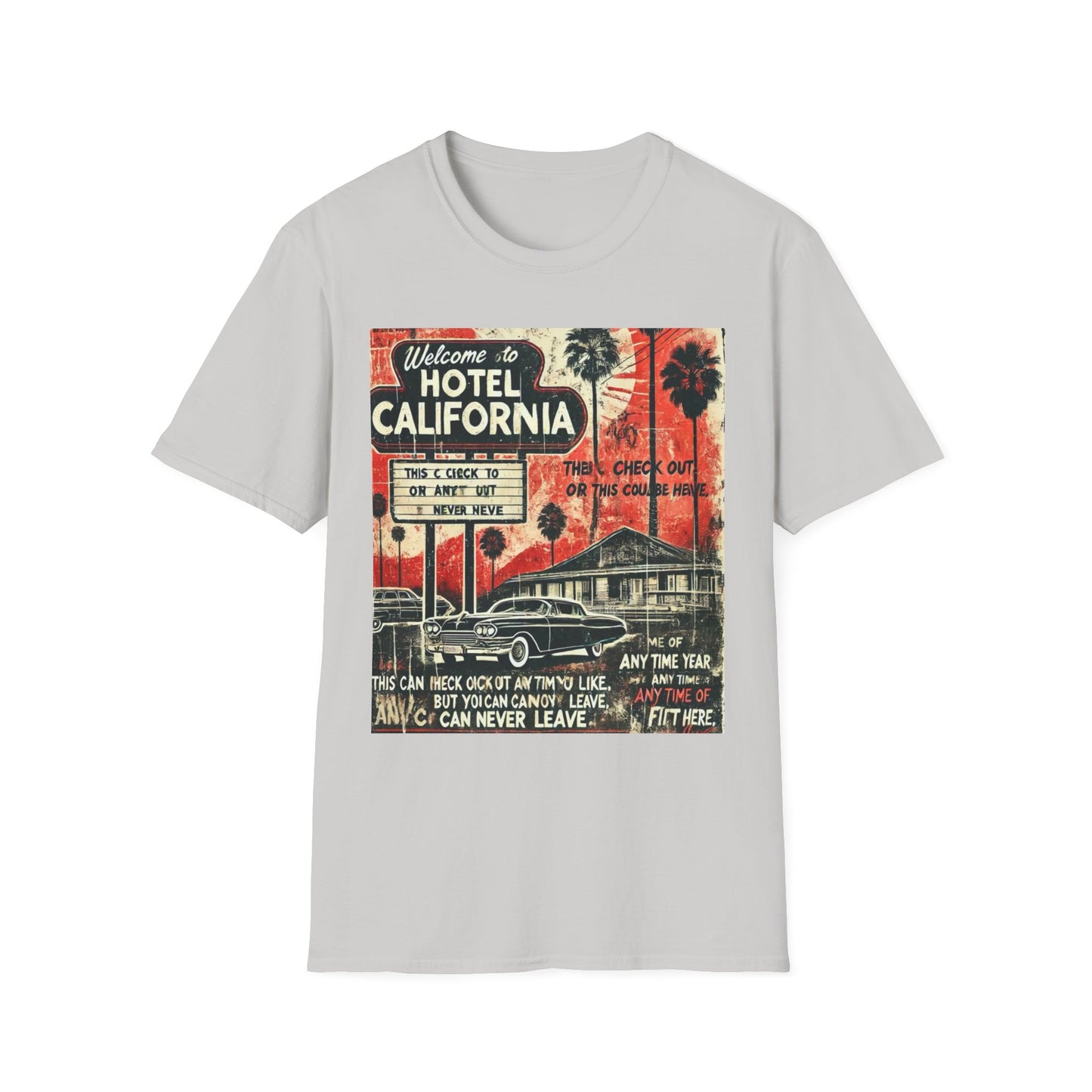 Vintage Hotel California Graphic T-Shirt – Perfect for Music Lovers