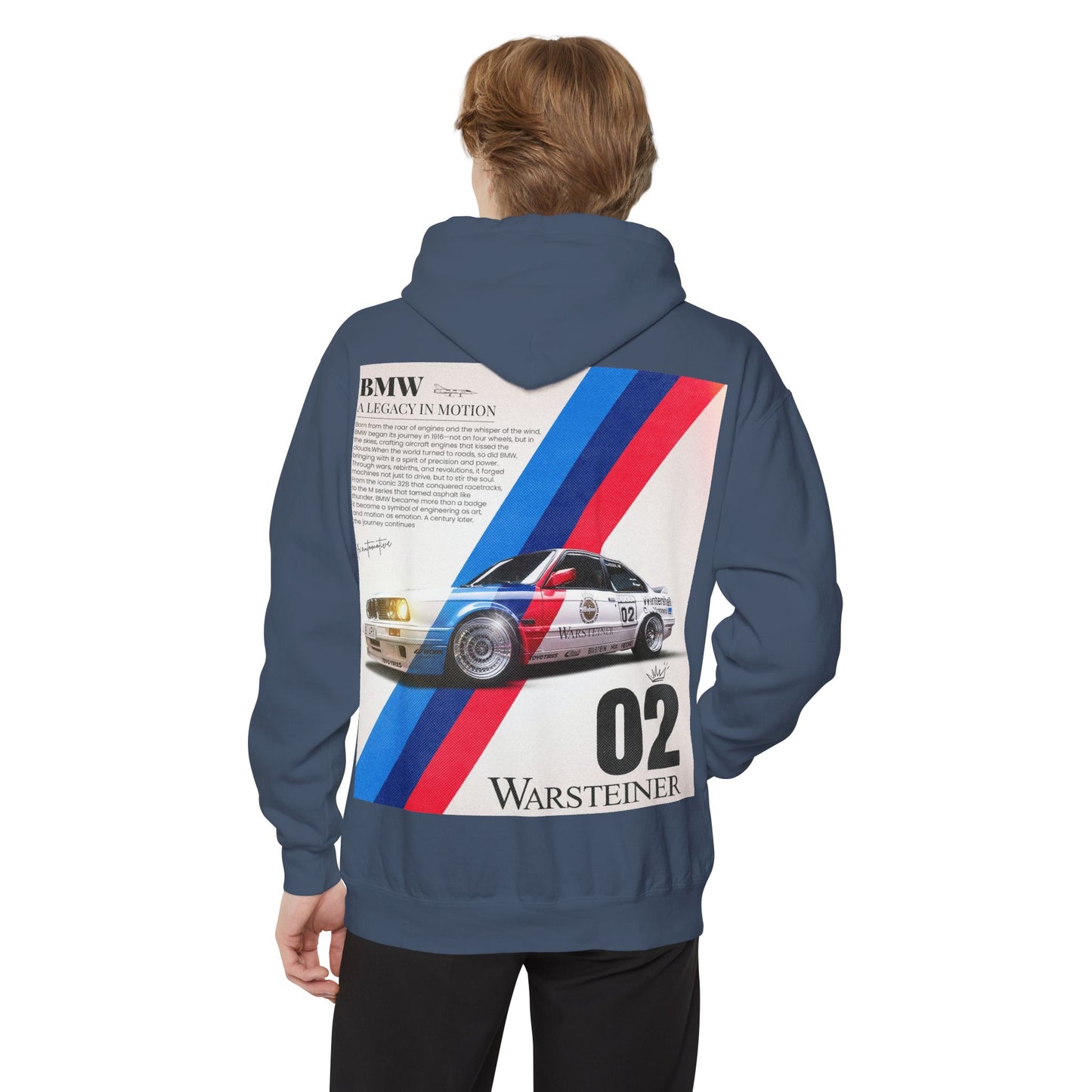 Volleyball Stripe Hoodie — Retro Yellow & Black Volleyball Design