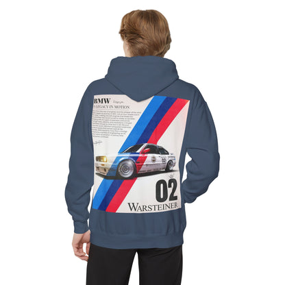 Volleyball Stripe Hoodie — Retro Yellow & Black Volleyball Design