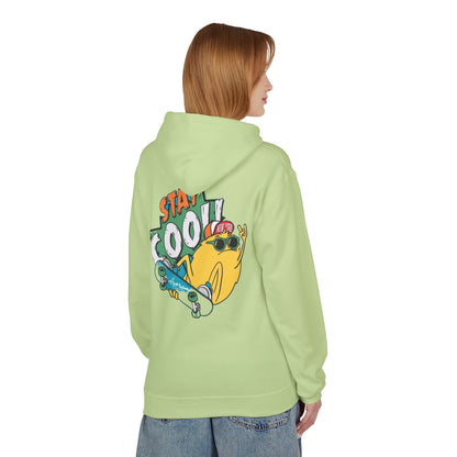 Stay Cool! Unisex Softstyle Fleece Hoodie - Fun & Comfy Skatewear