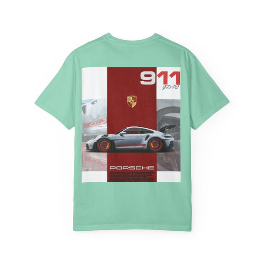 Porsche 911 Unisex Garment-Dyed T-Shirt - Classic Car Enthusiast Tee