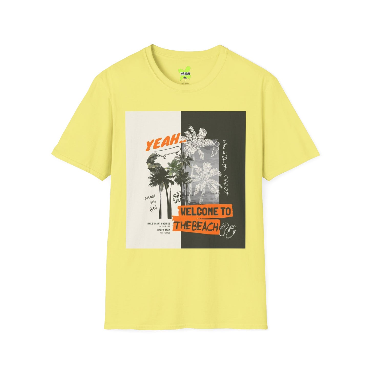 Beach Vibes Graphic Tee, Summer T-Shirt, Unisex Casual Wear, Vacation Shirt, Gift for Beach Lovers