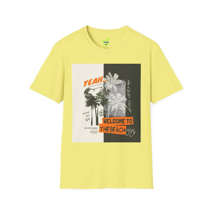 Beach Vibes Graphic Tee, Summer T-Shirt, Unisex Casual Wear, Vacation Shirt, Gift for Beach Lovers
