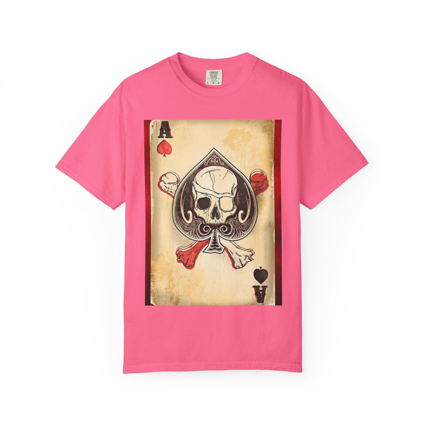 Vintage Skull & Ace of Spades Unisex T-Shirt - Perfect for Gamers and Rock Fans