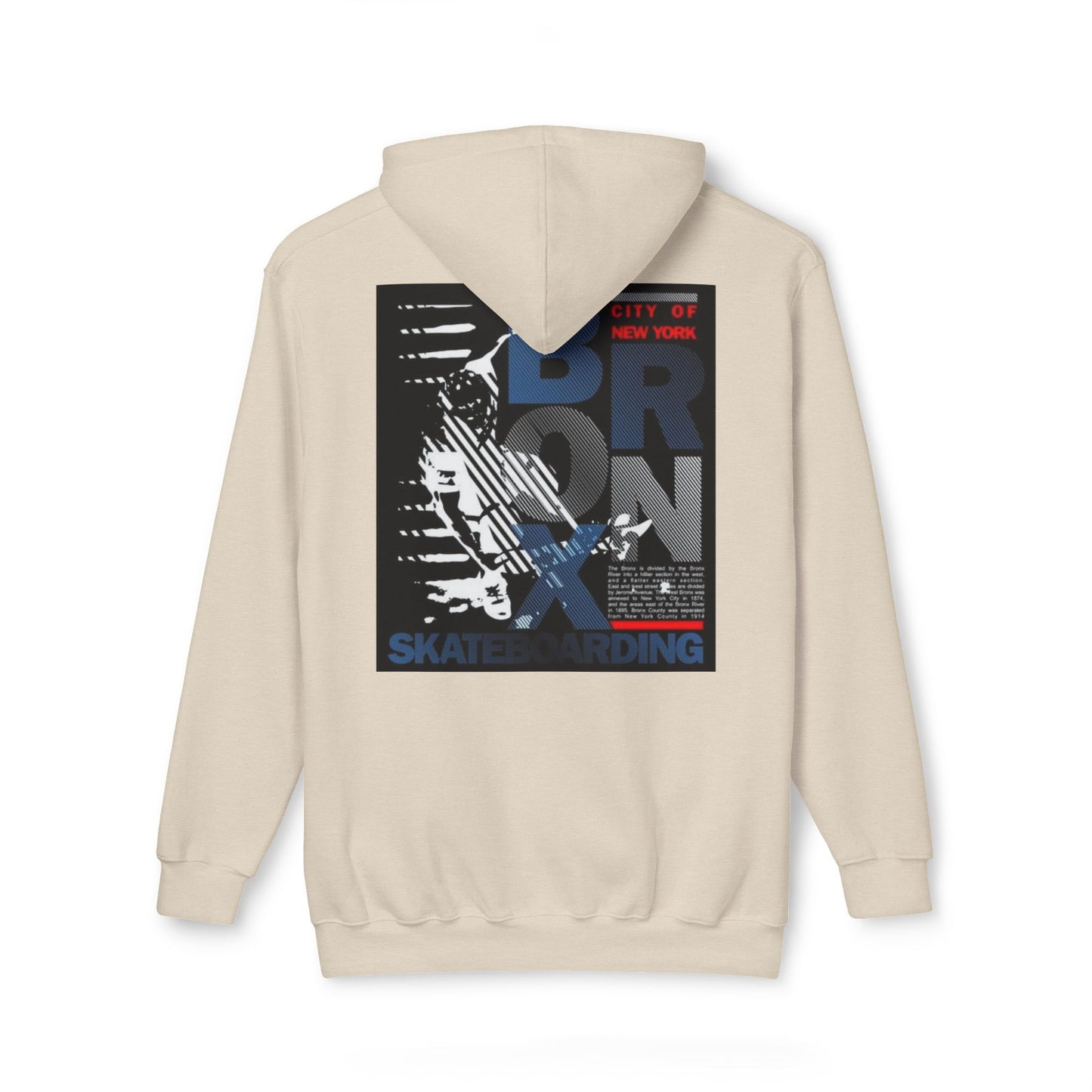 Bronx Skateboarding Unisex Hooded Sweatshirt | Urban Fashion, Gift for Skaters, Casual Streetwear, Graphic Hoodie, Cool Layering Piece