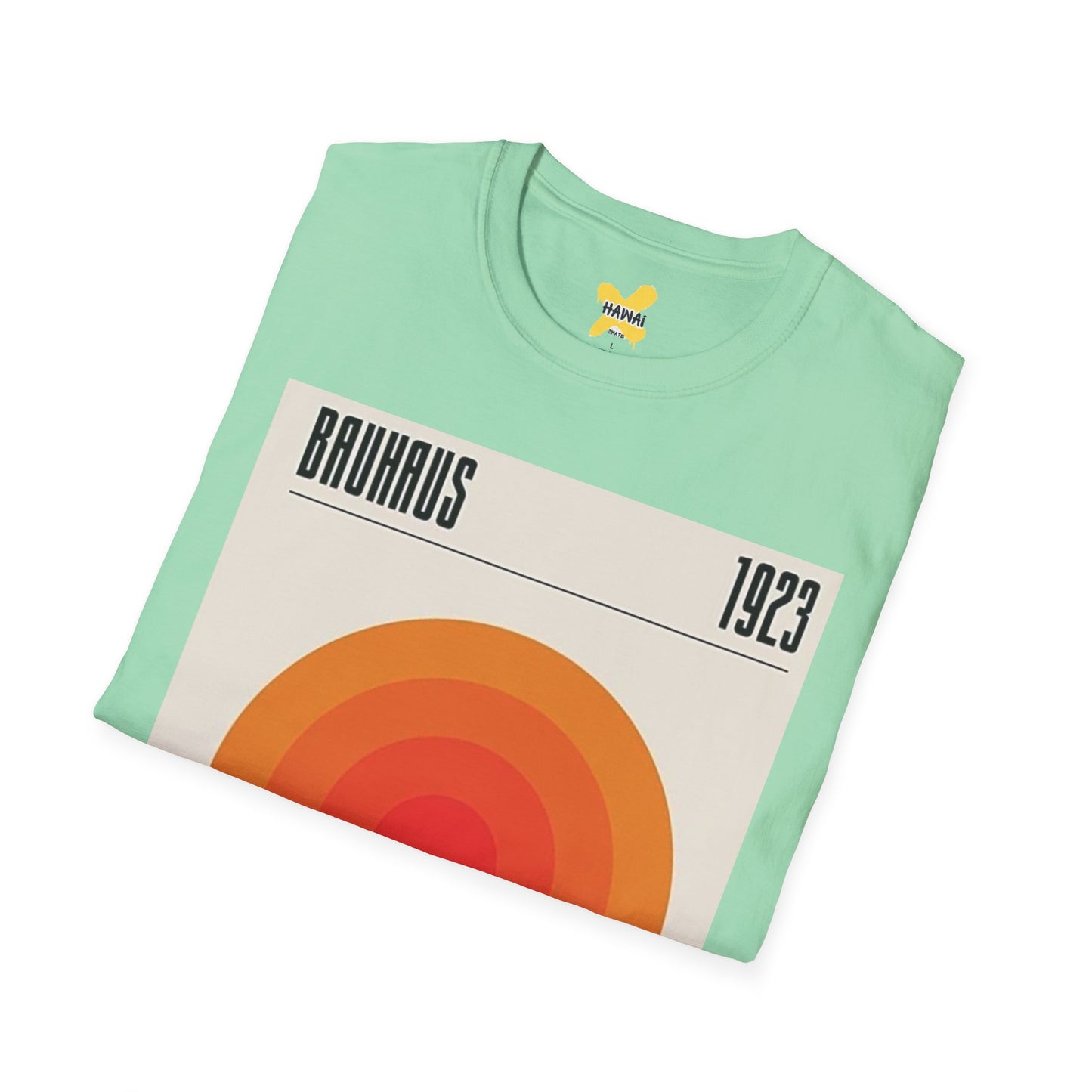 Retro Bauhaus 1923 Unisex Softstyle T-Shirt - Vintage Graphic Tee