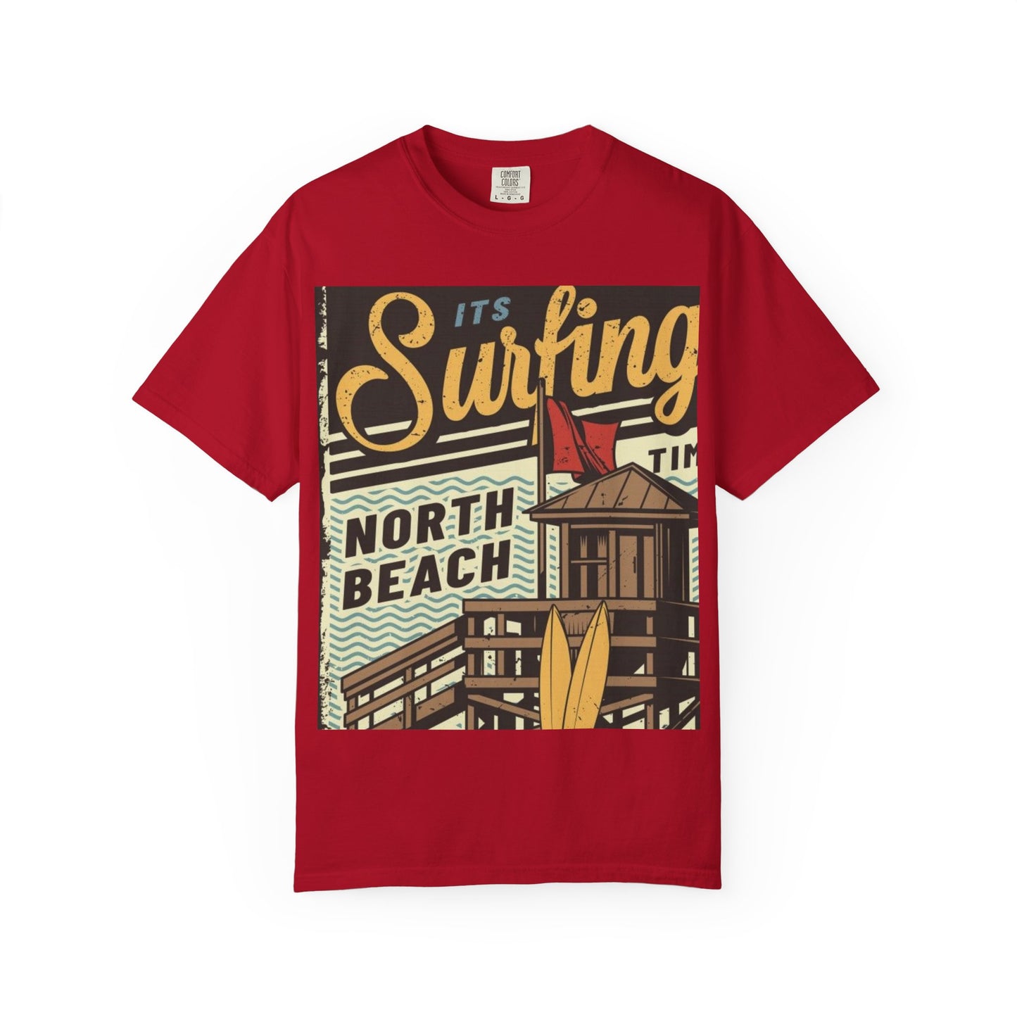 Surf Vibes Unisex T-Shirt - Retro Beach Tee, Casual Style, Summer Wear, Gift for Beach Lovers, Surfing Enthusiasts