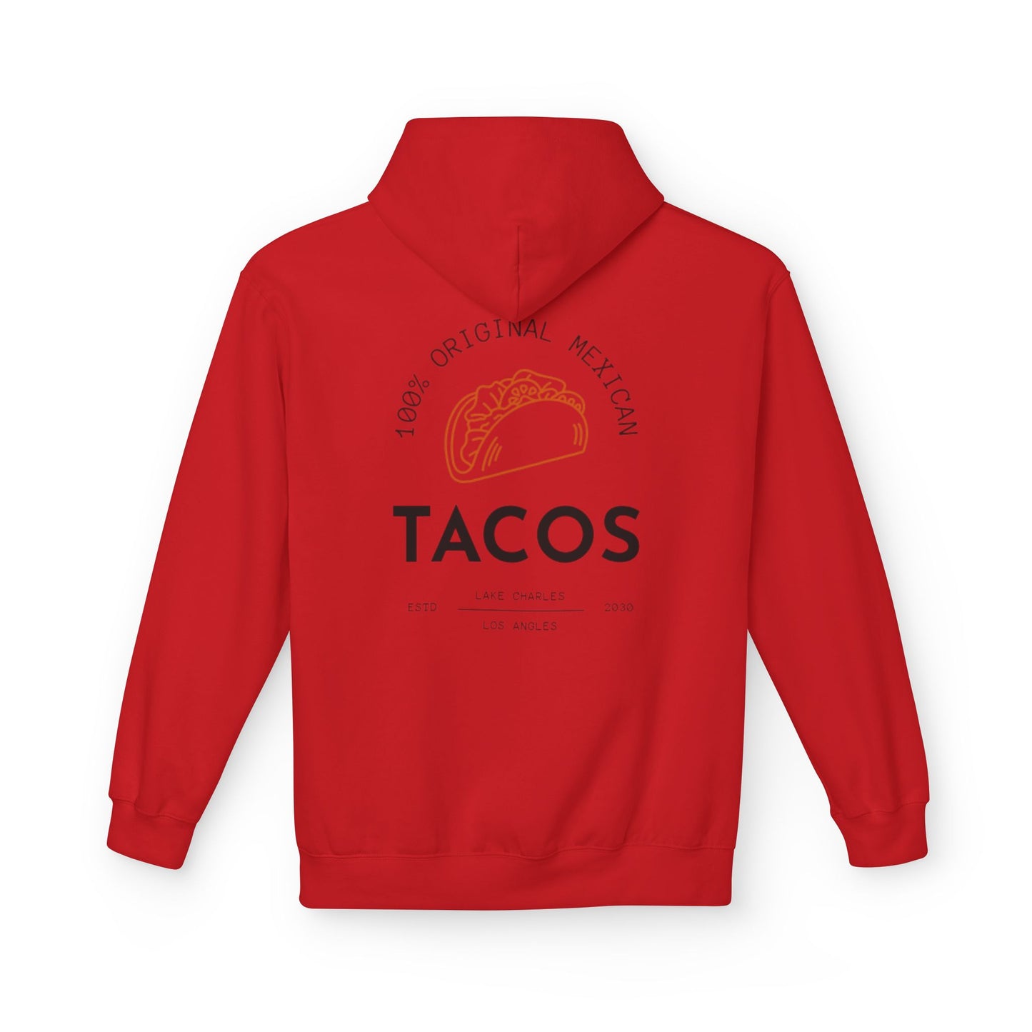 Unisex Taco Lover's Fleece Hoodie - 100% Original Mexican Design