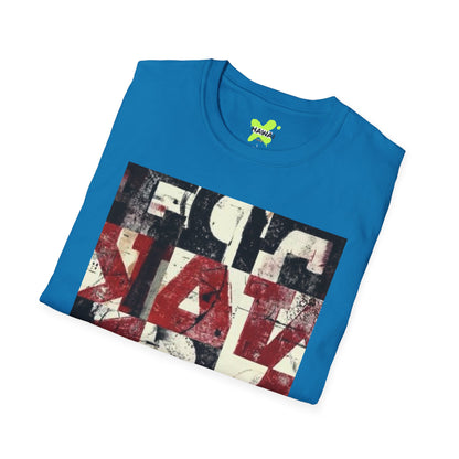Artistic Unisex Softstyle T-Shirt - Modern Abstract Design
