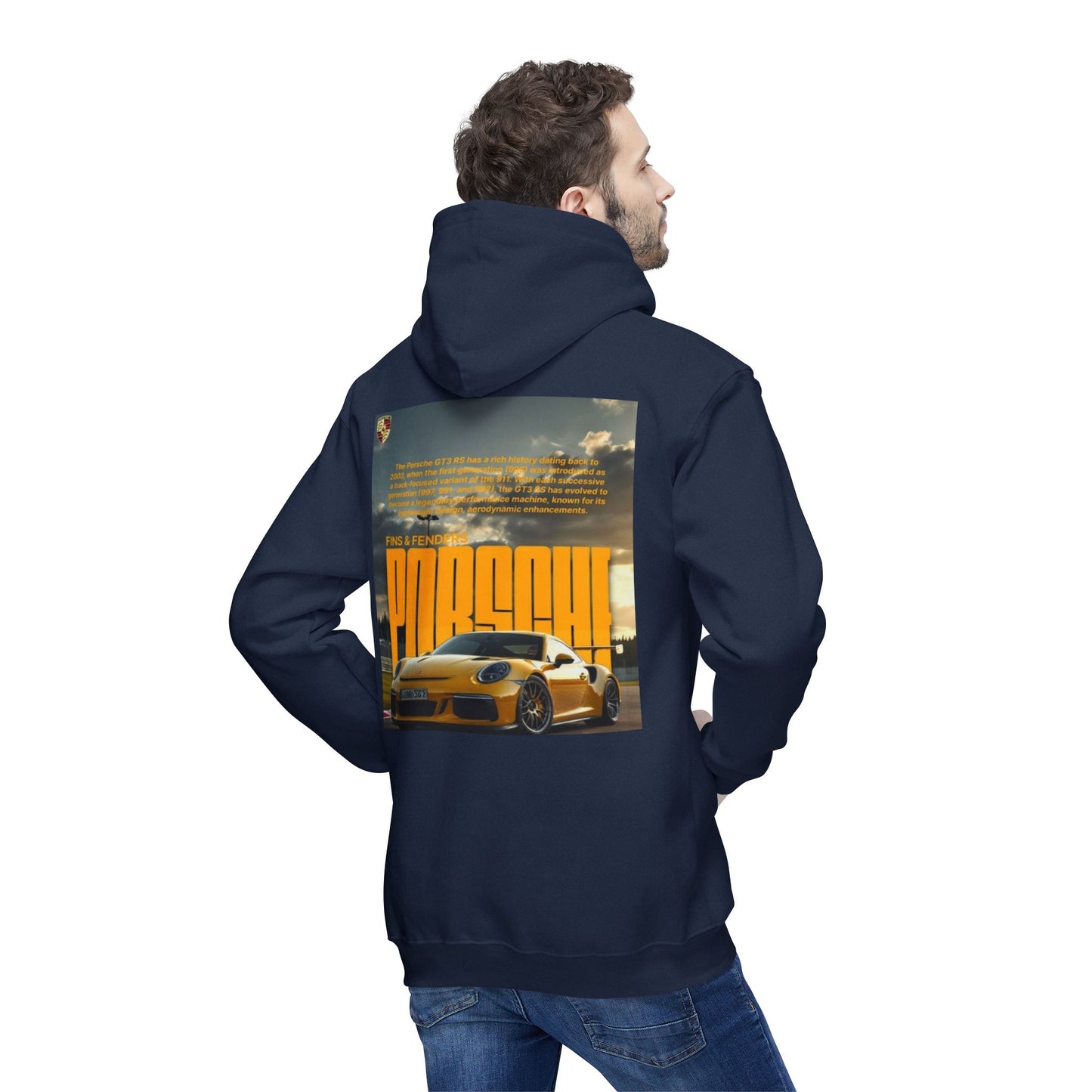 Unisex Hooded Sweatshirt - Porsche Fins & Fenders Collection