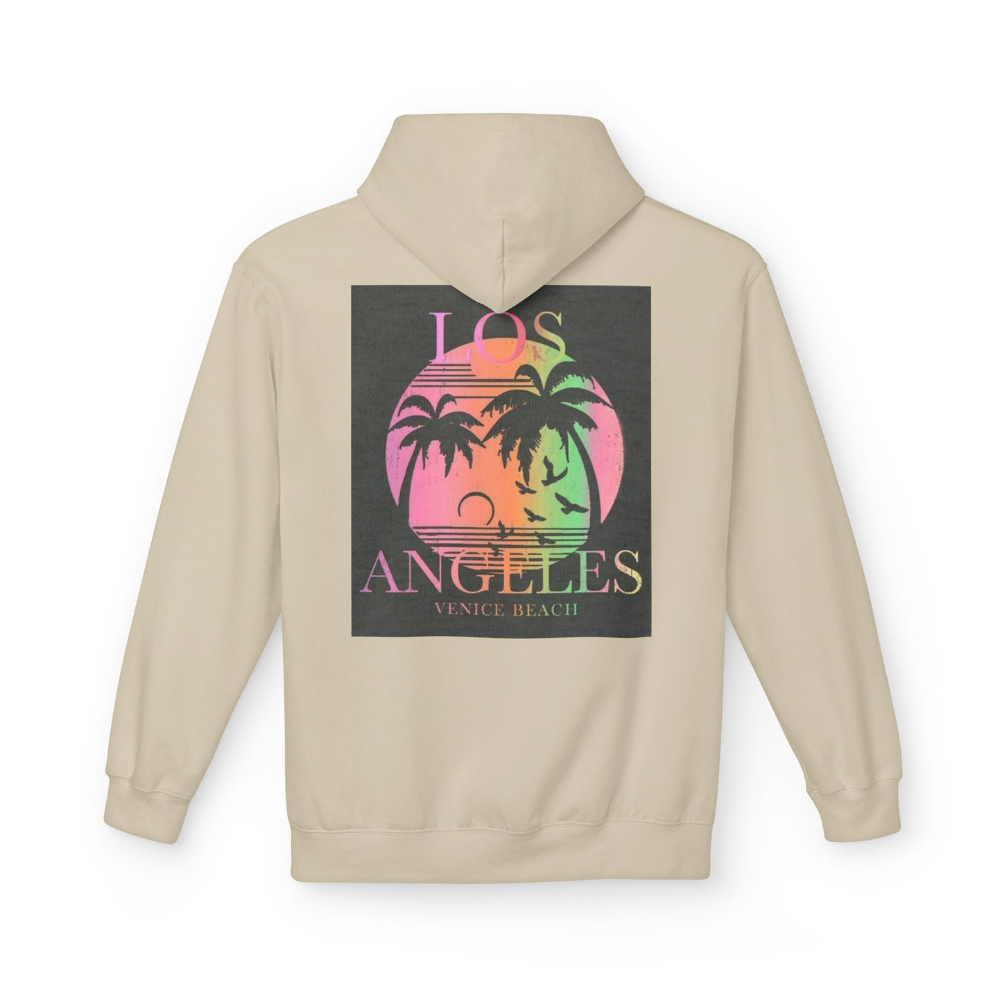 Los Angeles Venice Beach Graphic Hoodie - Cozy Unisex Fleece for Casual Style