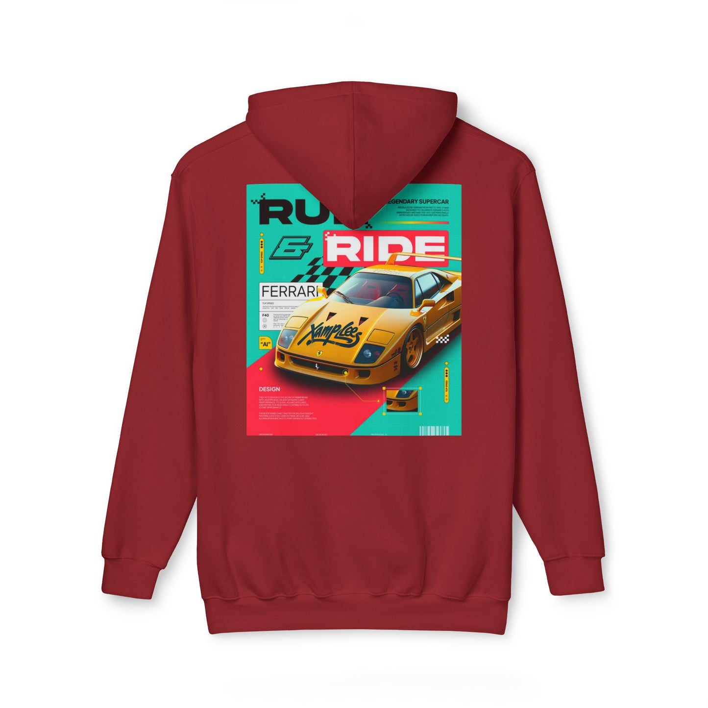 Unisex Hooded Sweatshirt, Made in US