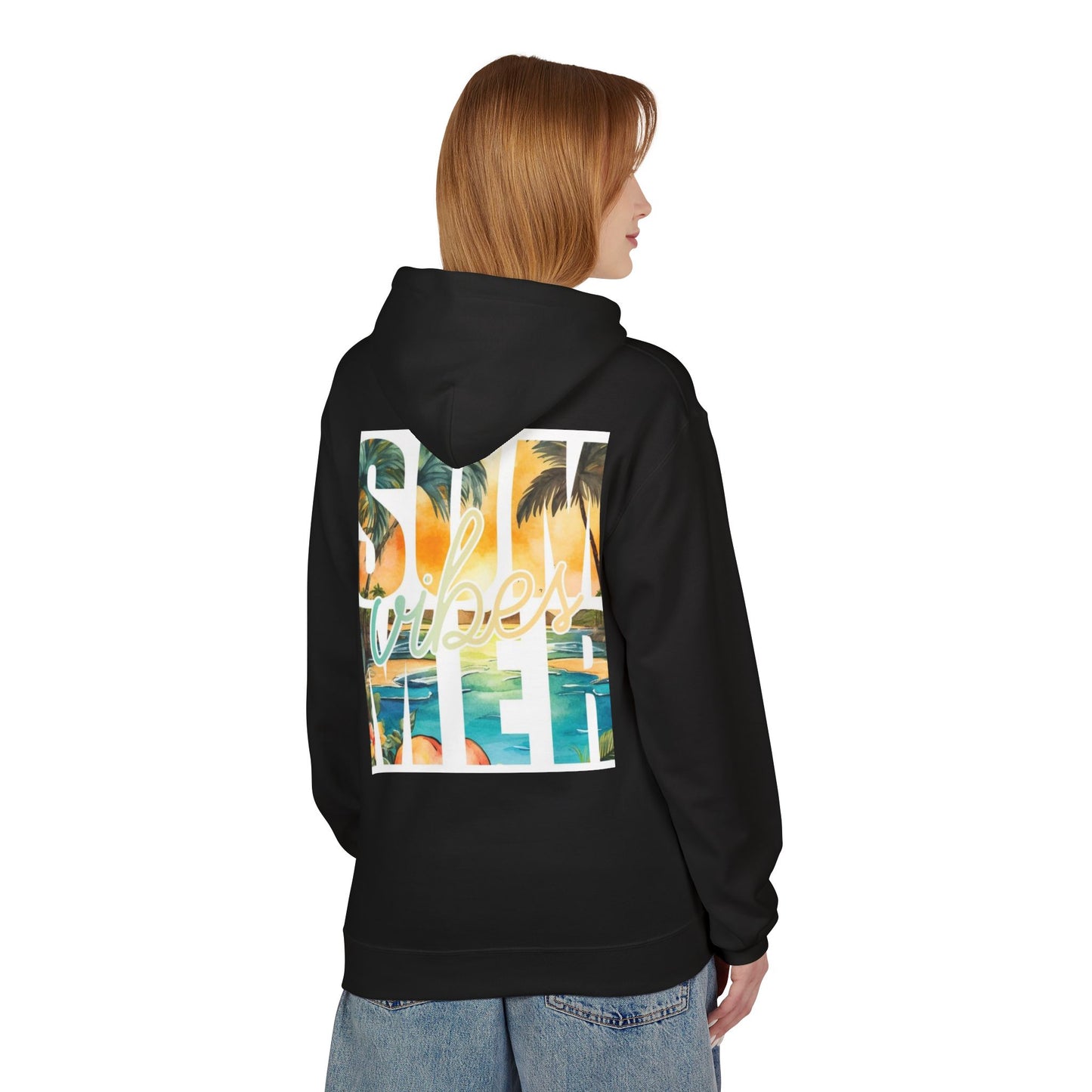 Summer Vibes Unisex Fleece Hoodie