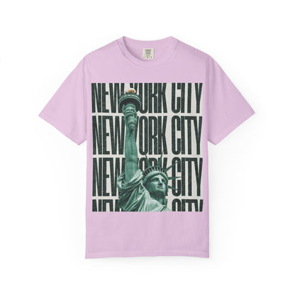 New York City Statue of Liberty Graphic T-Shirt — Retro Urban Travel Tee