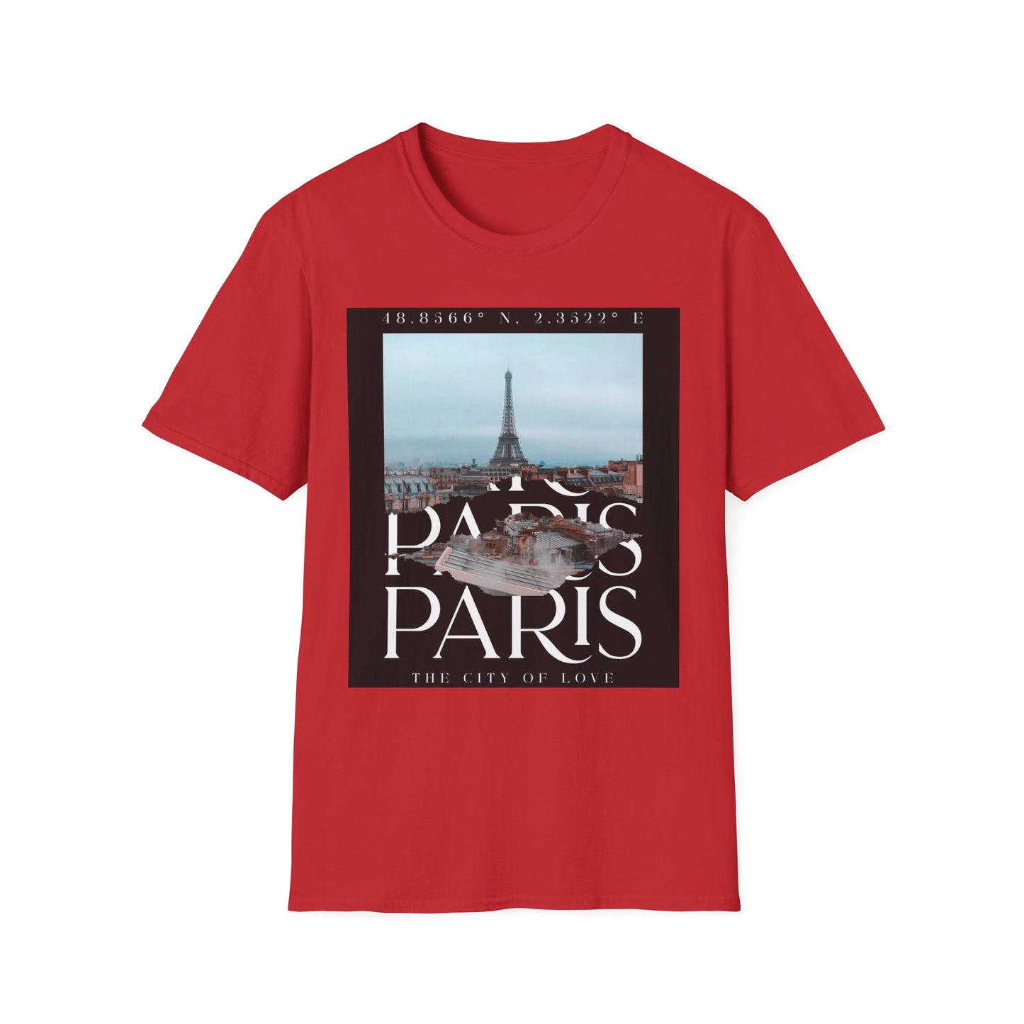 Paris Eiffel Tower Photo Tee — "Paris Paris" Graphic T-Shirt
