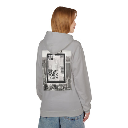 Happy Vibes Unisex Fleece Hoodie - Smiley Face Design