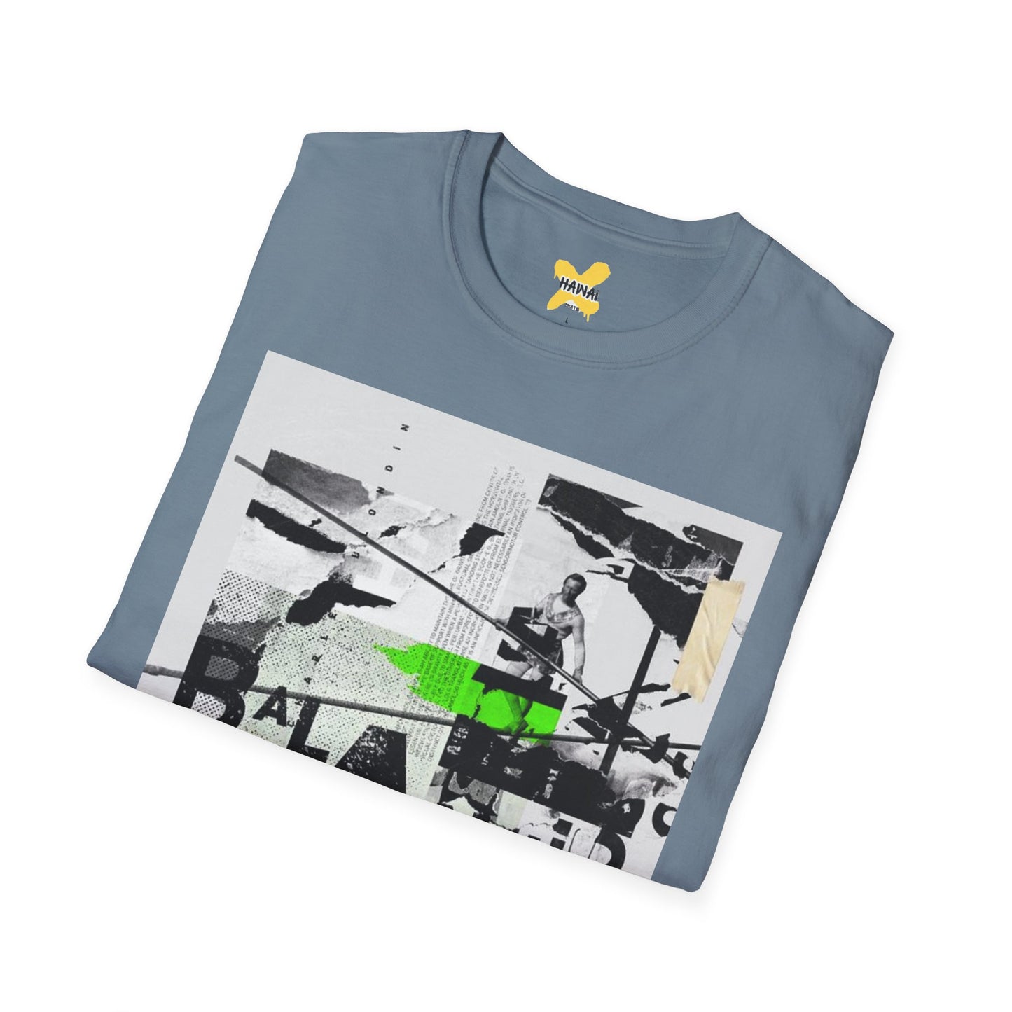 Retro Graphic Tee - Balance Art Design for Casual Style