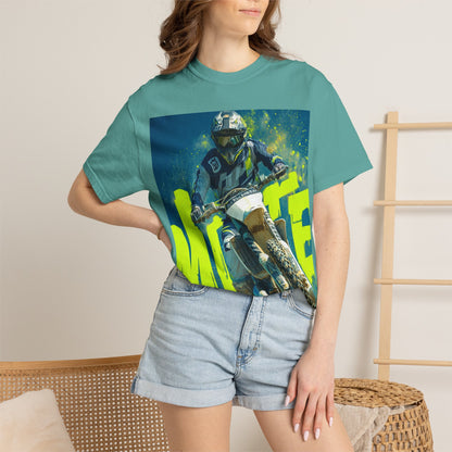 Motocross Dirt Bike Rider T‑Shirt — Extreme Off‑Road Racing Tee