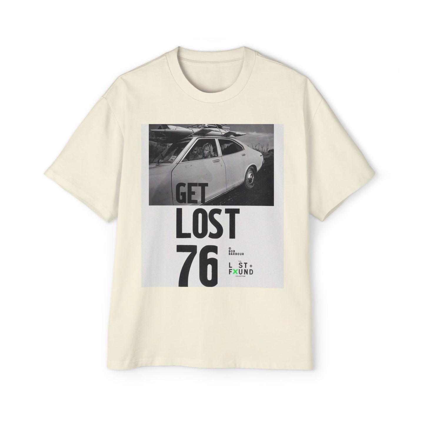 Get Lost 76 Tee — Vintage Car Graphic Oversized T‑Shirt