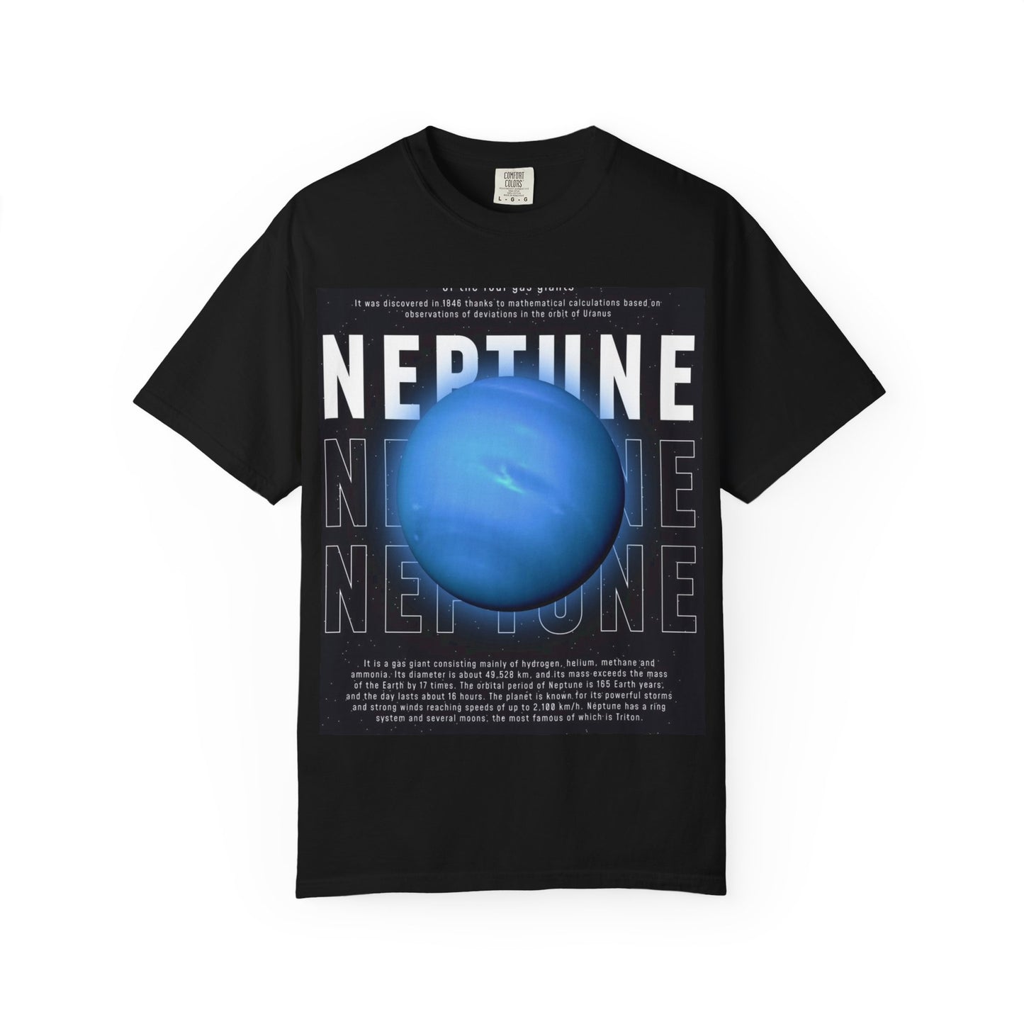Neptune Graphic Unisex T-Shirt – Cool Planet Design for Space Enthusiasts