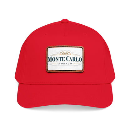 Monte Carlo Leather Patch Baseball Cap