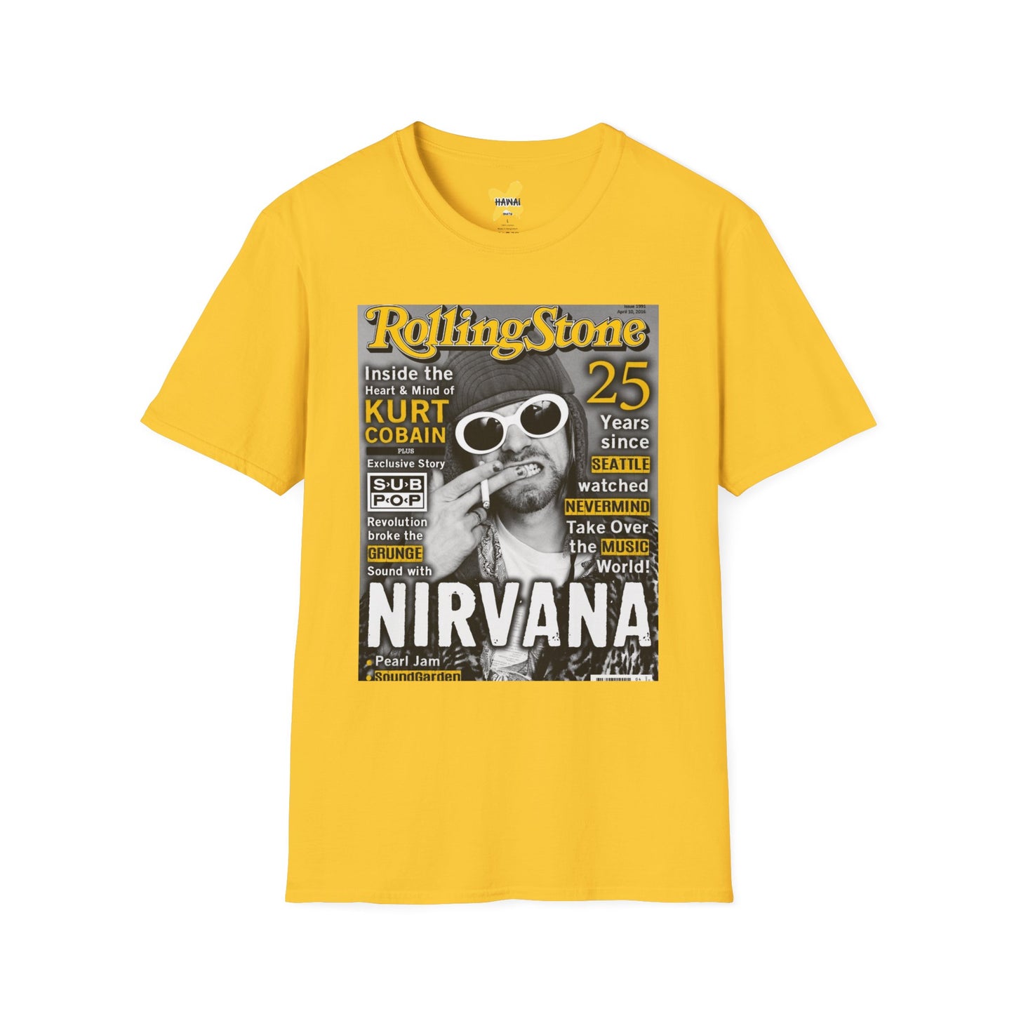 Nirvana Vintage Rolling Stone Unisex T-Shirt
