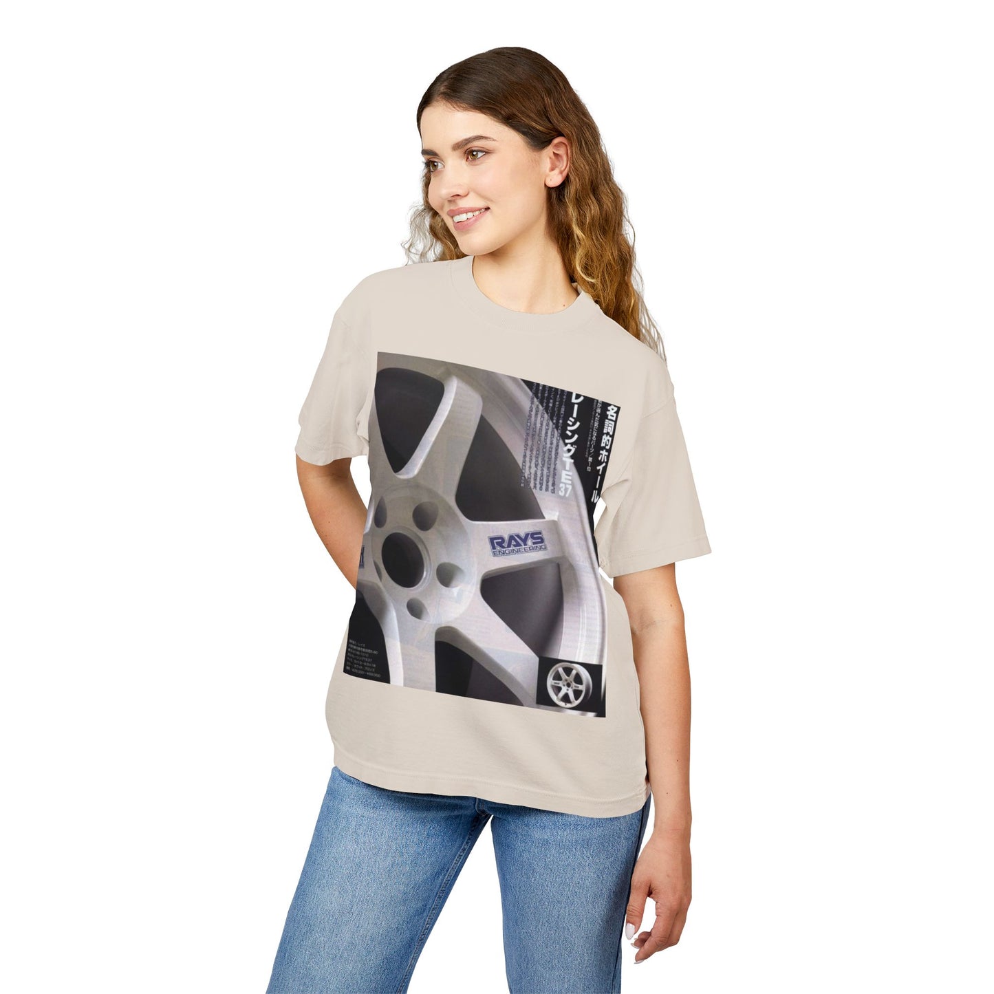 Rays Wheel Graphic Tee - JDM Racing Rim T-Shirt