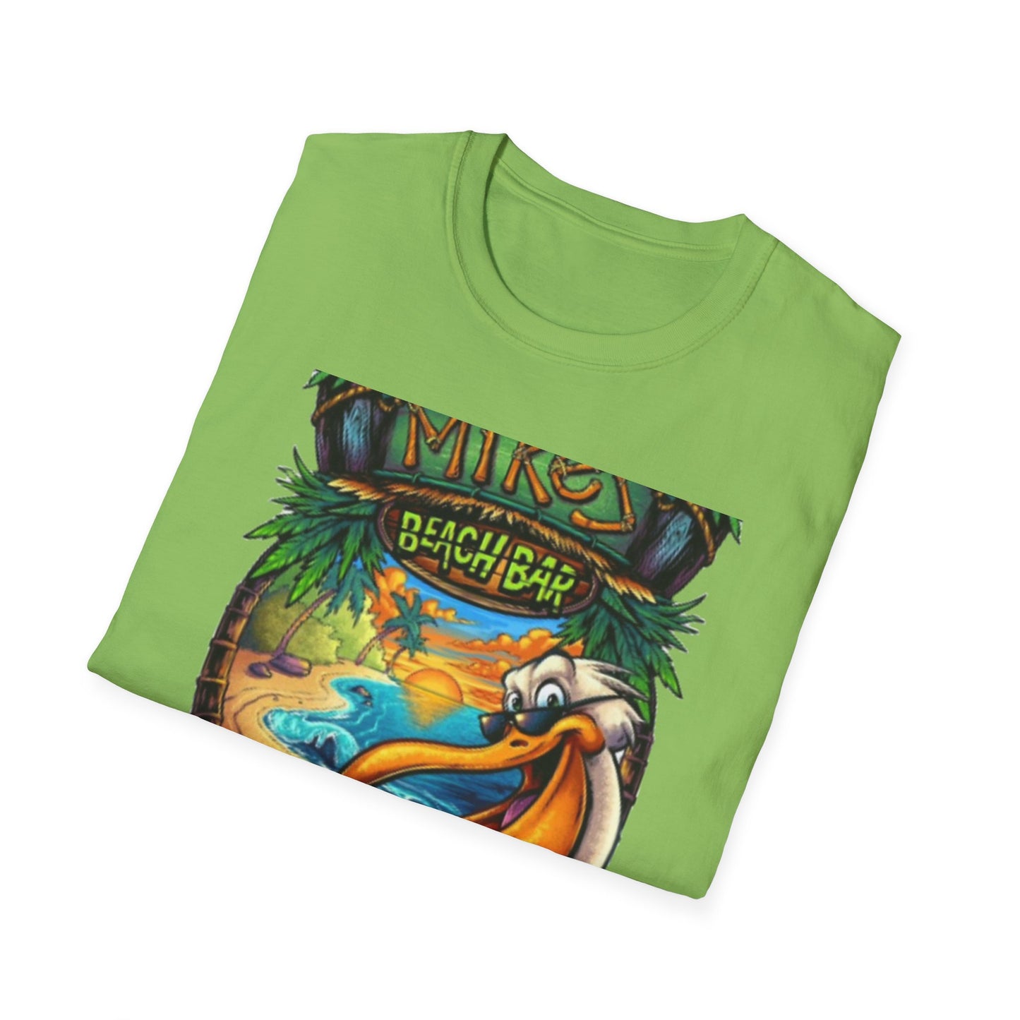 Beach Bar Vibes Unisex Softstyle T-Shirt - Perfect for Summer Fun and Relaxation