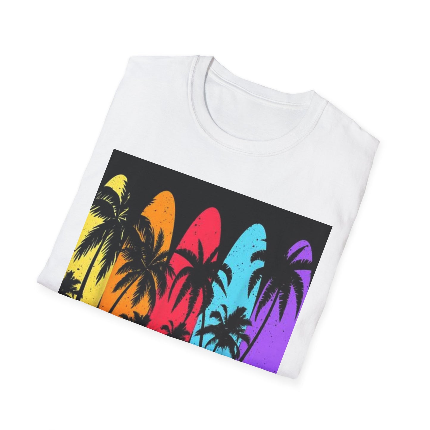 Aloha Surfing Vibe Unisex Softstyle T-Shirt