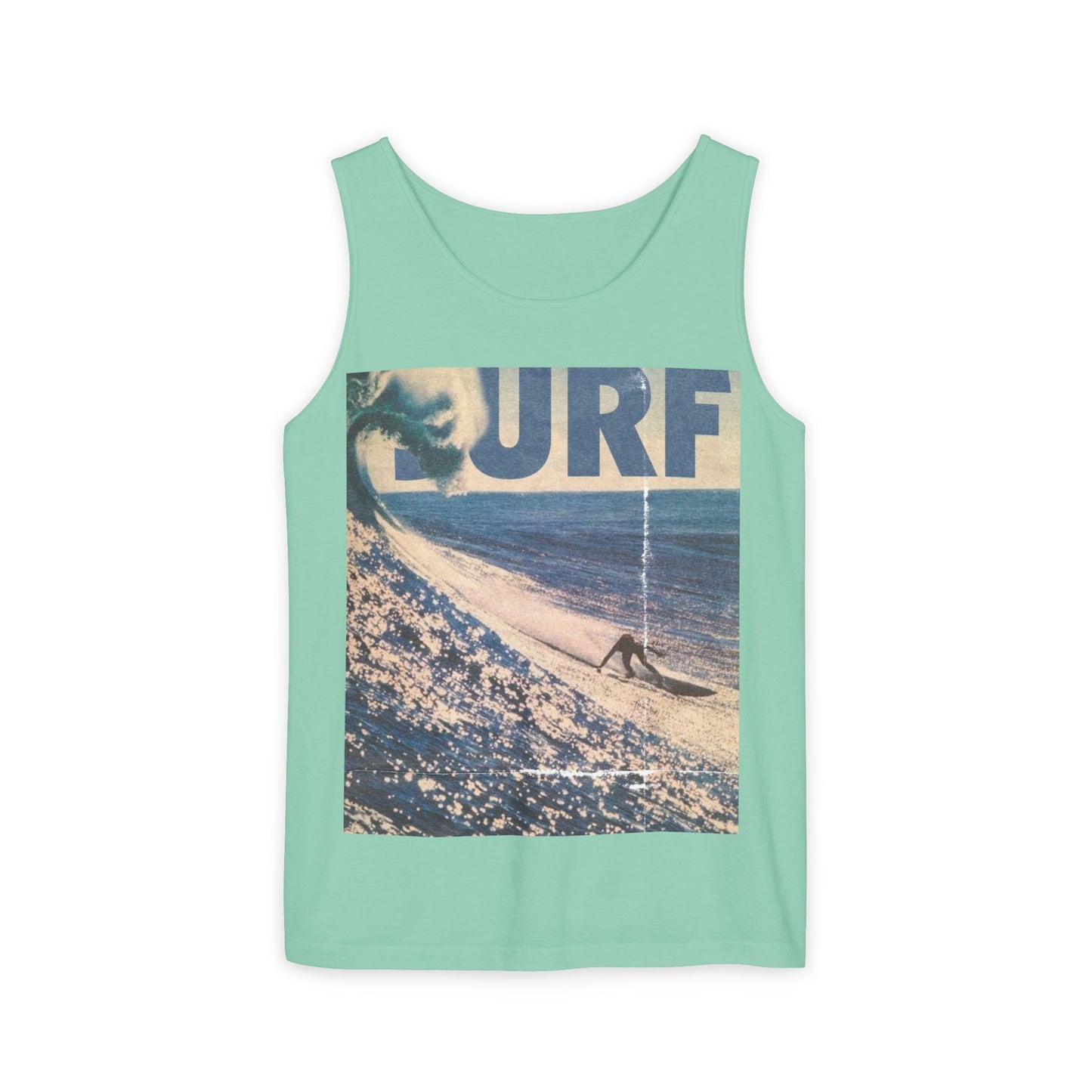Surf Vintage Tank Top – Retro Beach Surfing Graphic