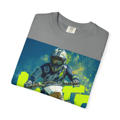 Motocross Dirt Bike Rider T‑Shirt — Extreme Off‑Road Racing Tee