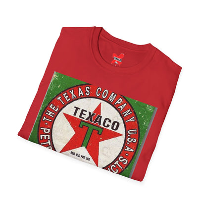Vintage Texaco Motor Oil T-Shirt, Retro Gas Station Tee, Unisex Graphic Shirt, Gift for Car Lovers, Americana Apparel