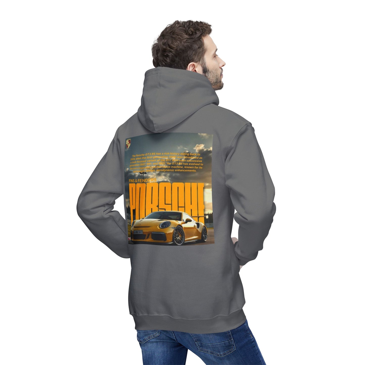 Unisex Hooded Sweatshirt - Porsche Fins & Fenders Collection
