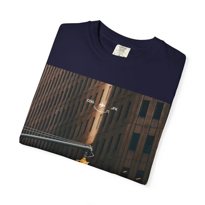 New York City Traffic Light Photo T‑Shirt — Urban Streetwear Tee