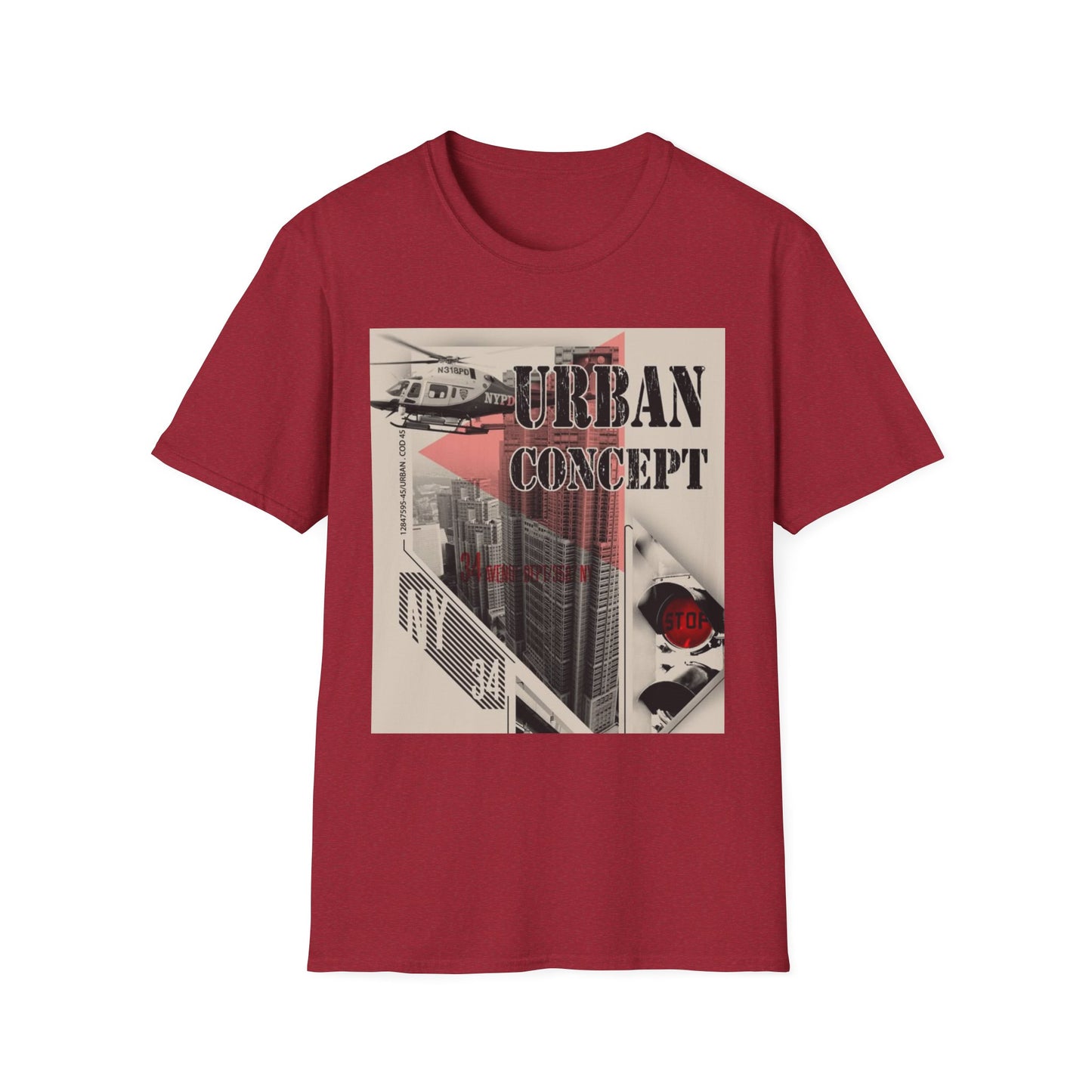 Urban Concept Unisex T-Shirt, Streetwear Tee, Graphic Tee, Casual Fashion, Gift for Him/Her, Trendy Urban Wear
