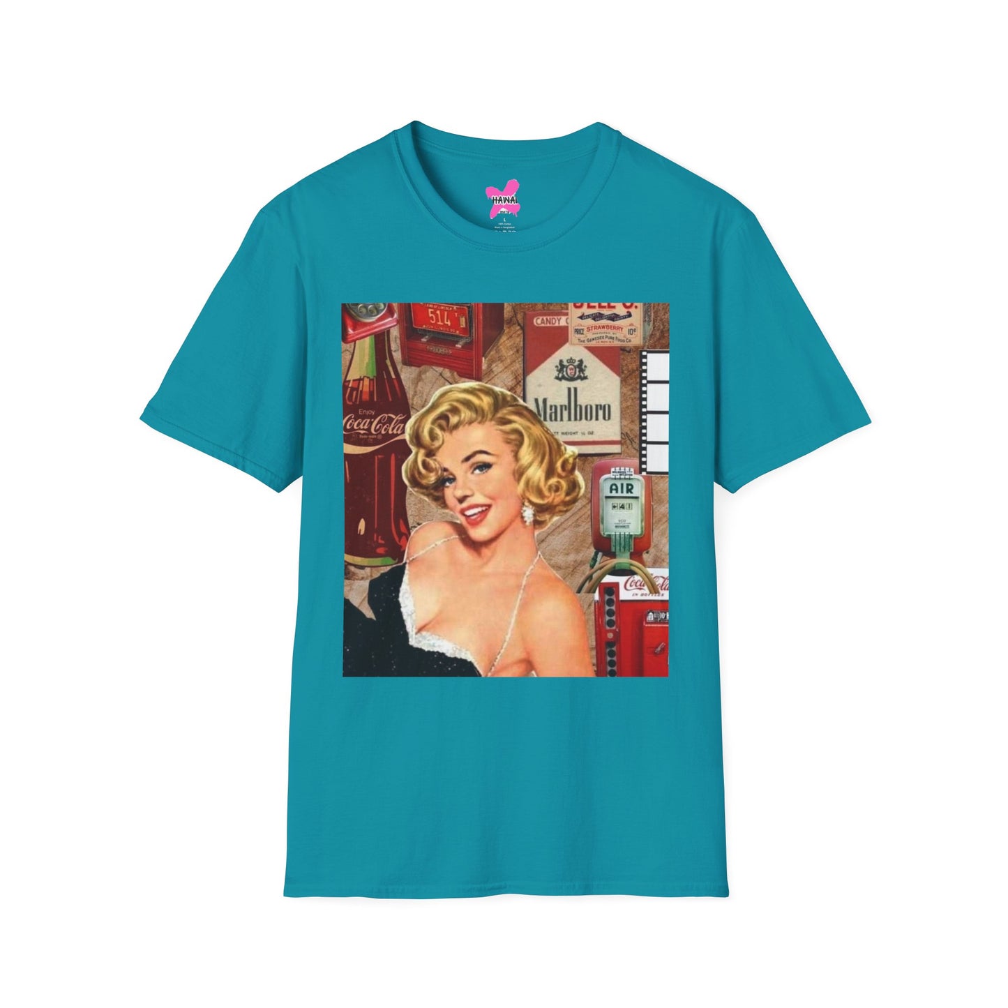 Retro Marilyn Monroe Unisex Softstyle T-Shirt - Vintage Glamour Tee