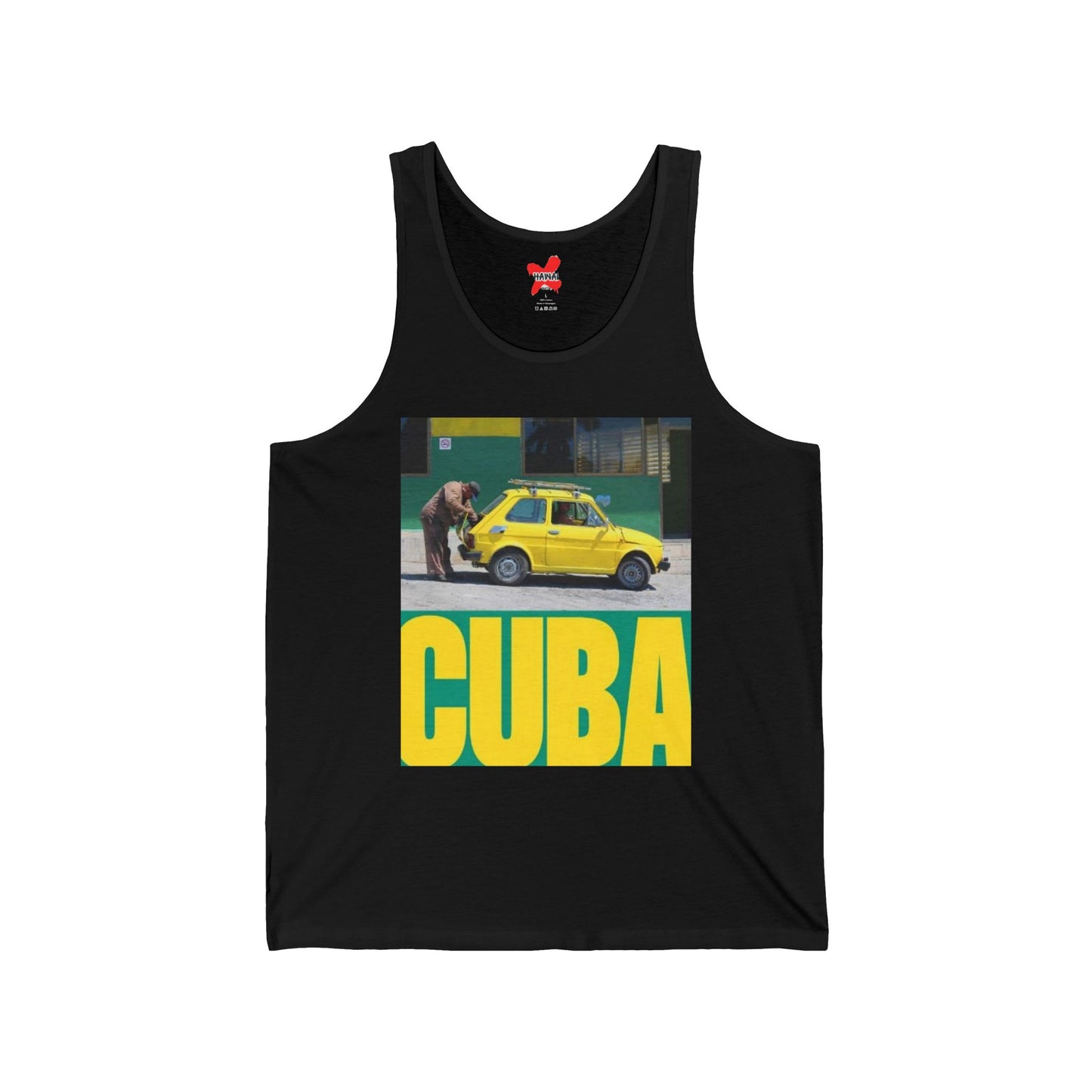 Cuba Vintage Graphic Unisex Jersey Tank