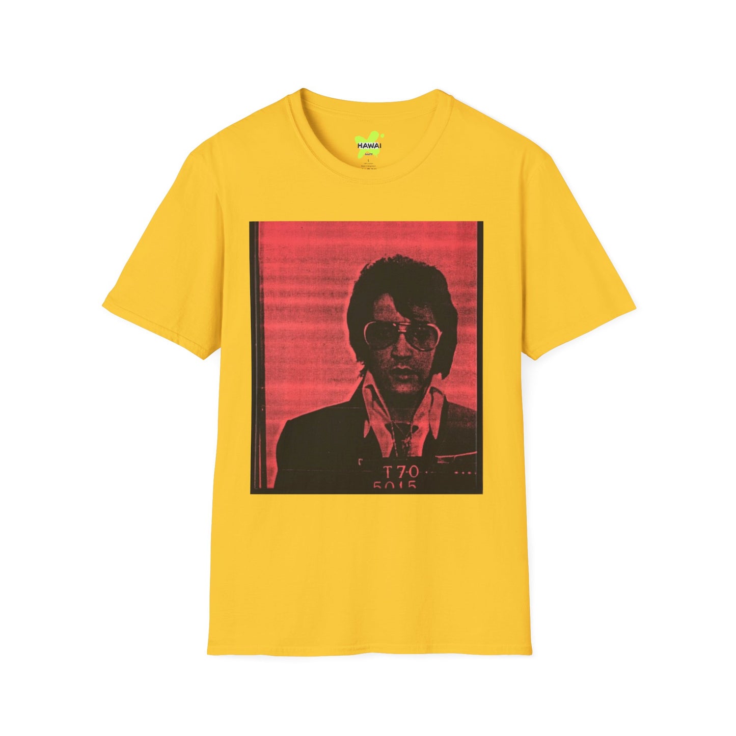 Retro Elvis Unisex Softstyle T-Shirt - Vintage Music Vibe