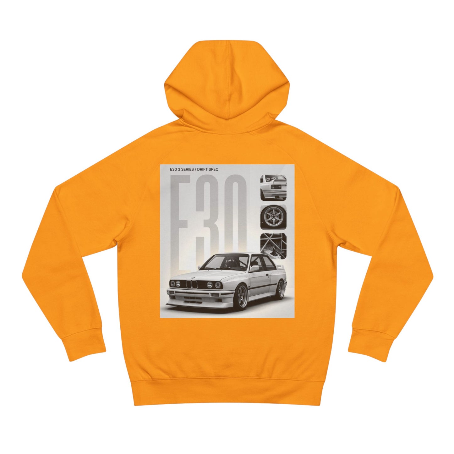BMW E30 Hoodie — Vintage Motorsport Graphic Pullover