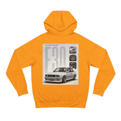BMW E30 Hoodie — Vintage Motorsport Graphic Pullover